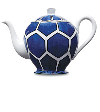 Hermes Blue and white tea pot