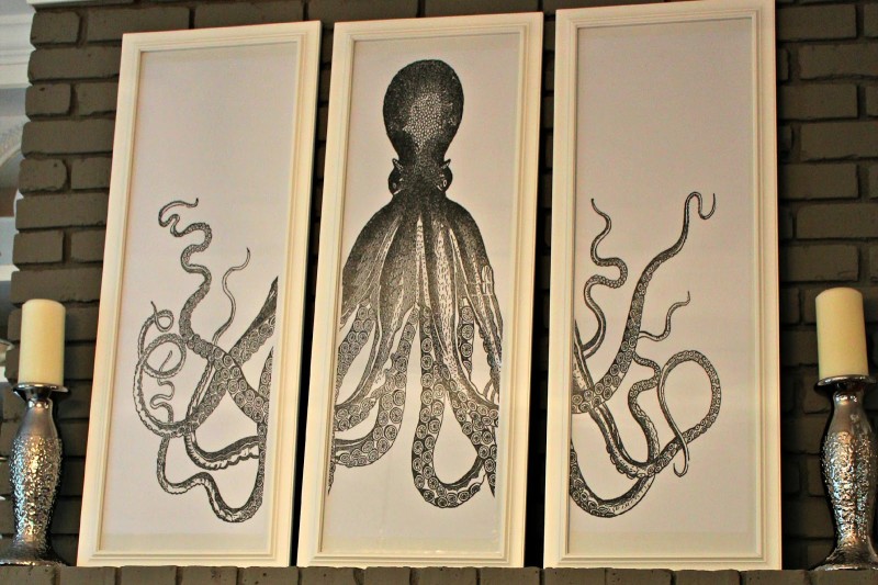 octopus triptych close up